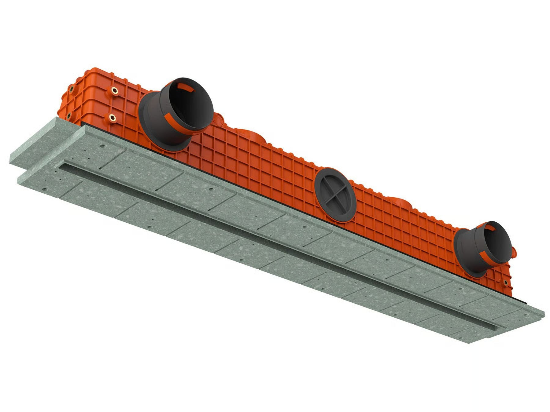 grila de ventilatie incastrata in rigips ergovent, lineo pro profile 1000, 75mm - imagine 3